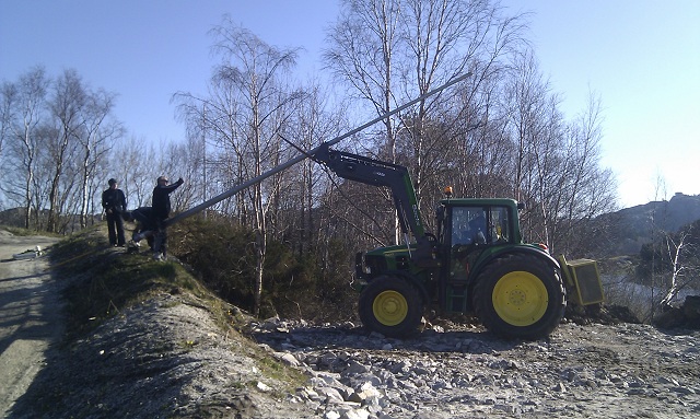 Oppseting lysmaster
