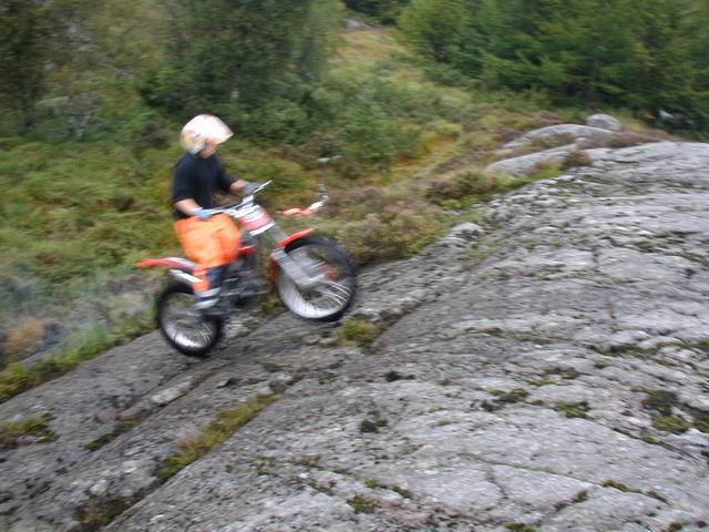 Rune på GasGas 80, Aquaklubben trial, bilde 2